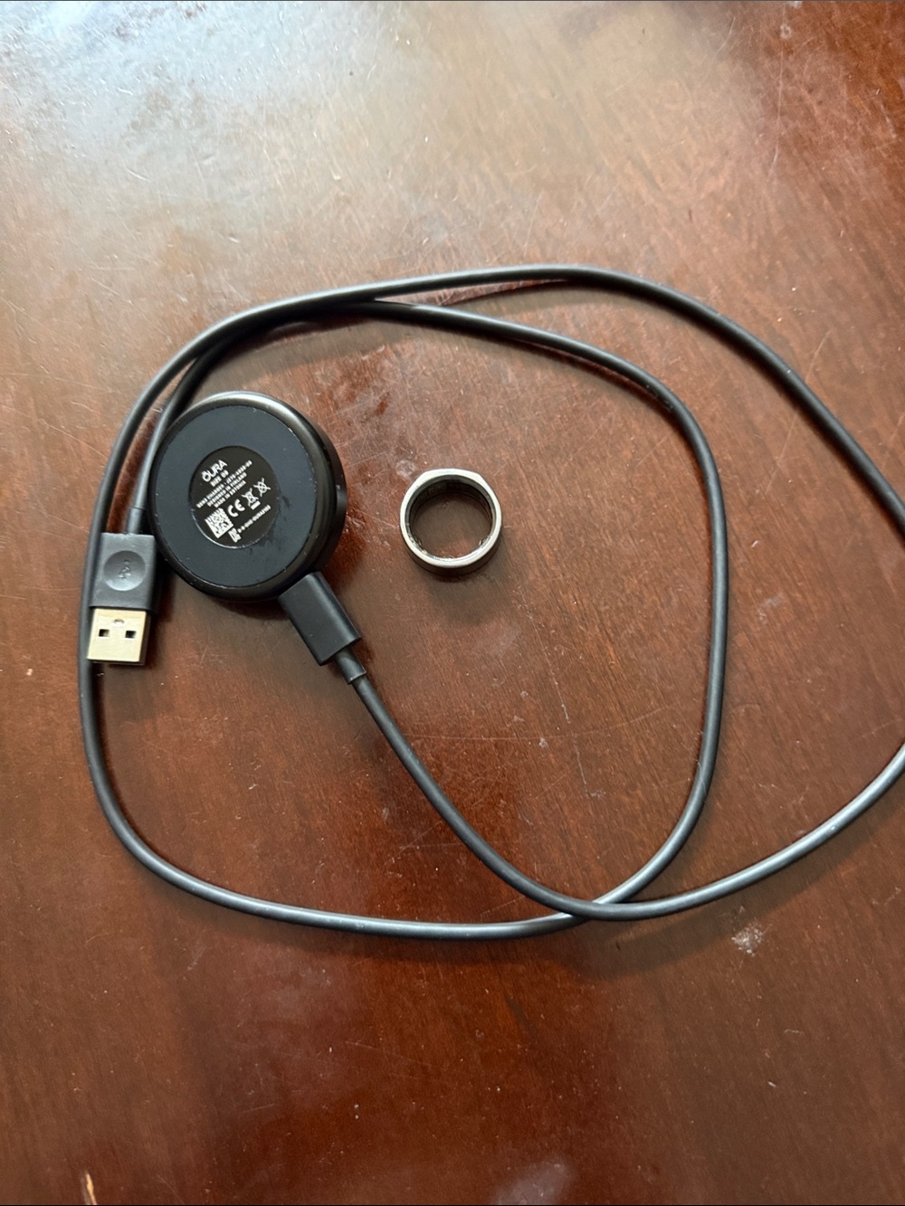 Oura Gen 3 Silver Ring size 9